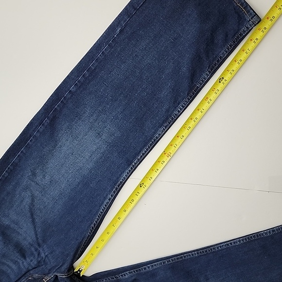 Levi's 505 Men's Denim Regular Original Style Blue Jeans Men's Size 40 X 30 - Picture 15 of 16